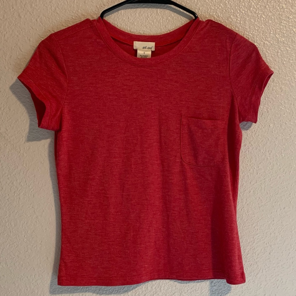 Wet Seal Red Shade Color Top Size S